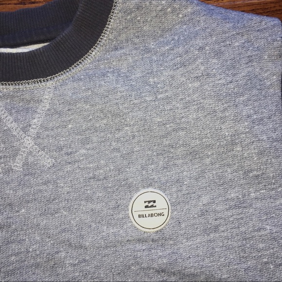 Billabong Grey & Blue Crewneck - Picture 3 of 4
